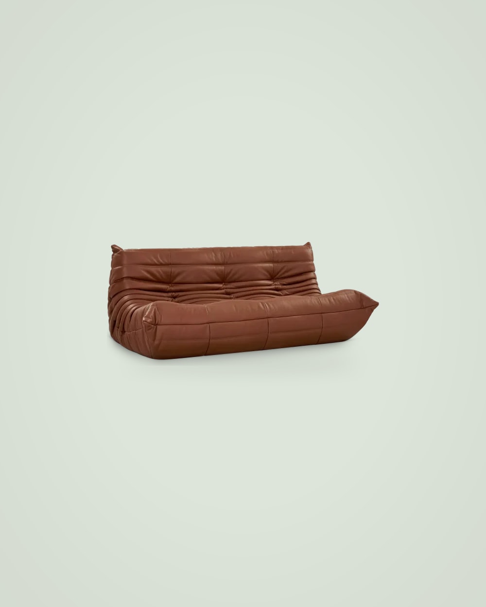 Ligne Roset Togo 3-Seater Cognac
